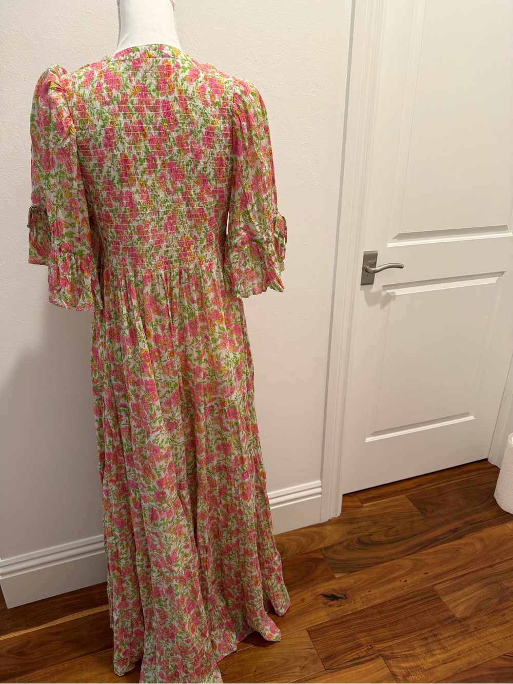 by TiMo Floral Pink and Green Maxi Dress